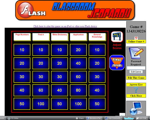 The First Week: Study Helps Jeopardy - Mentors/Minions