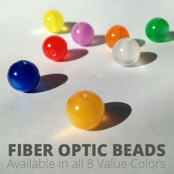 FIBER OPTIC BEADS