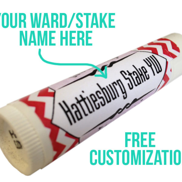 Zig Zag Lip Balm with Free Customization
