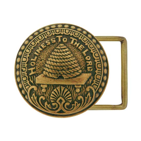 Salt Lake City Temple Doorknob Belt Buckle