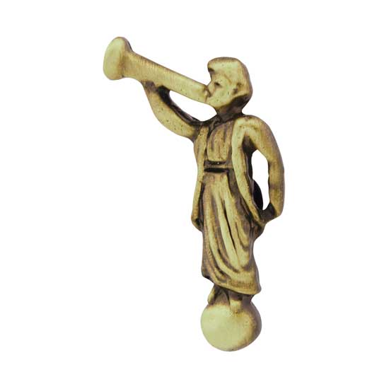 Angel Moroni Pin  Antique Gold