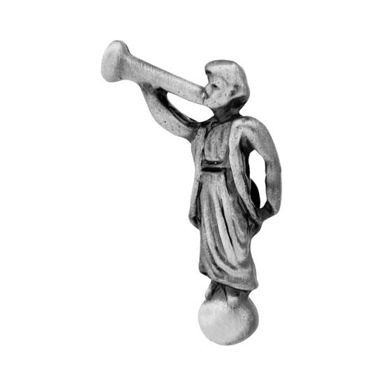 Angel Moroni Pin  Antique Silver