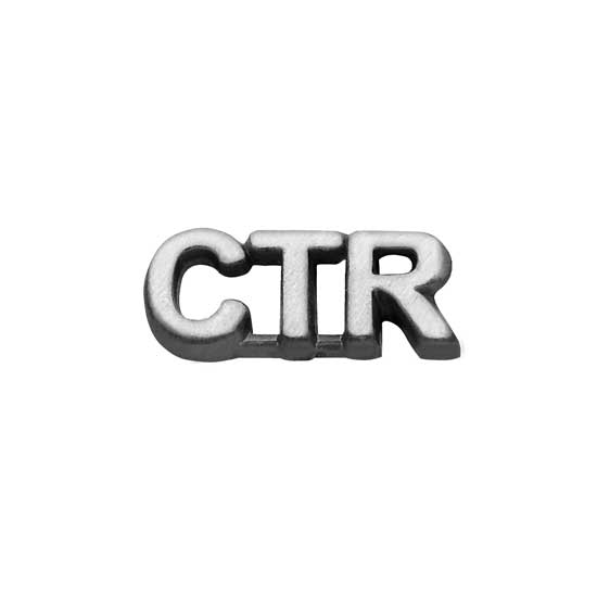 CTR Pin  Antique Silver