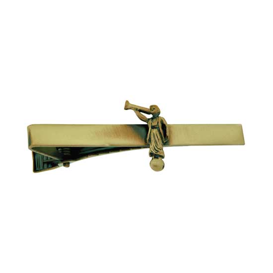 Angel Moroni Tie Bar  Antique Gold