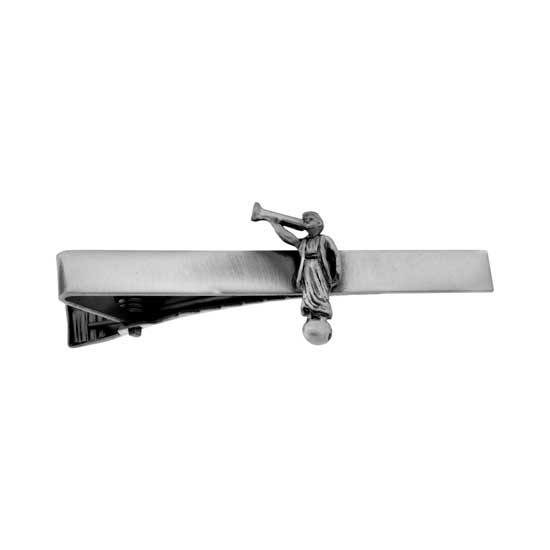 Angel Moroni Tie Bar  Antique Silver