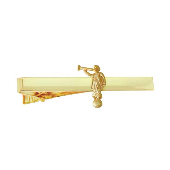 Angel Moroni Tie Bar  Gold