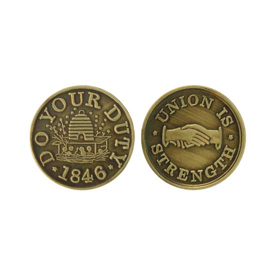 Do Your Duty Token 1846 Union Is Strength