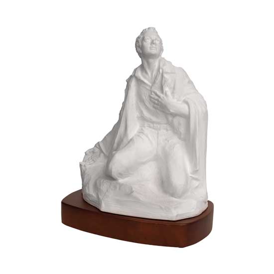 First Vision Joseph Smith Statue Faribanks  10 inches
