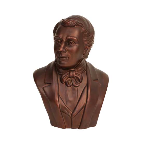 Joseph Smith Bust Bronze Statue  6 inches