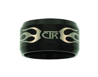 Flames Black Tungsten Carbide Ignitor CTR Ring