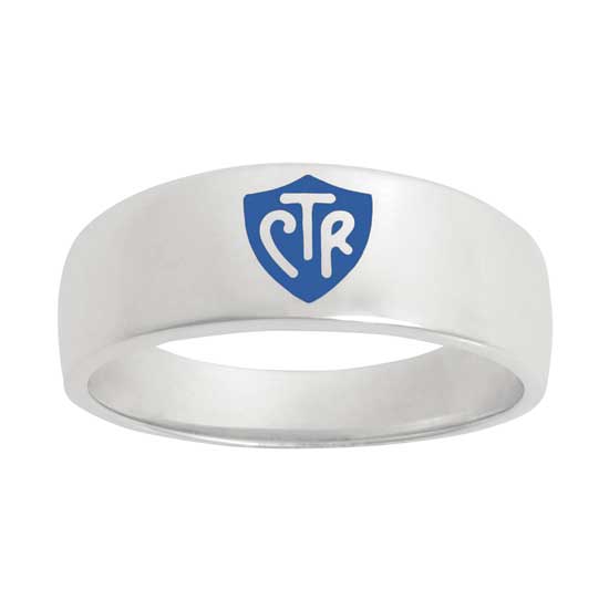 Band Blue CTR Ring