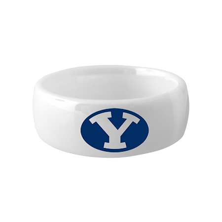 BYU White Diamond Ceramic with color graphic