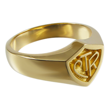 Large CTR Ring – 14kt gold