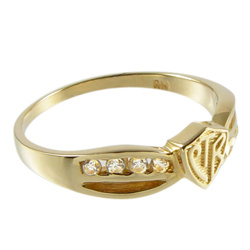 Gold Bow CTR Ring