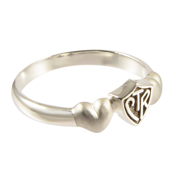 Satin Hearts CTR Ring