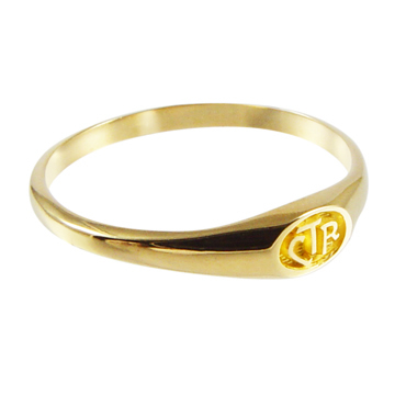 Gold Micro Mini CTR Ring