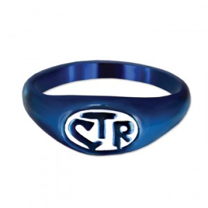 Blue & White Allegro CTR Ring