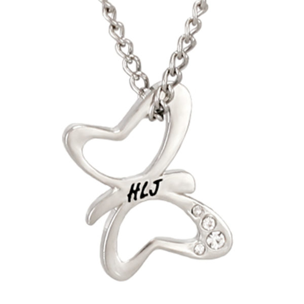 HLJ Butterfly Necklace with Stones
