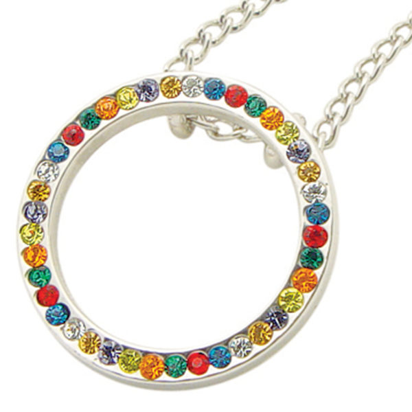 Young Women Values Circle Necklace