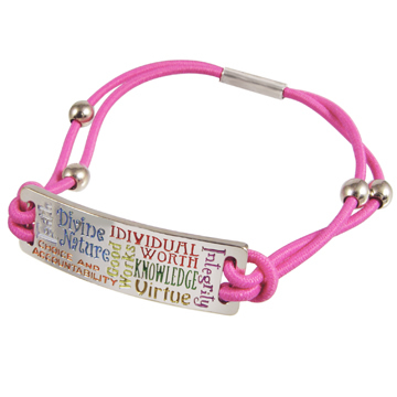 Young Women Values Bungee Bracelet