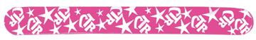 Pink CTR Slap Bracelet