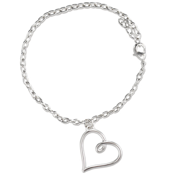 Heart Charm Bracelet