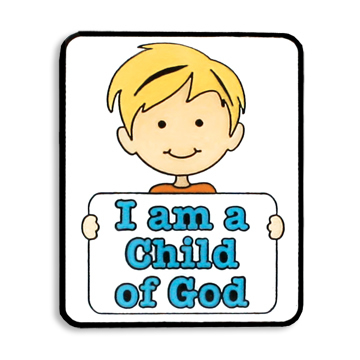 I am a Child of God Pin (Boy)