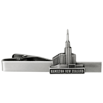 Hamilton New Zealand Temple Tie Bar - Silver Finish