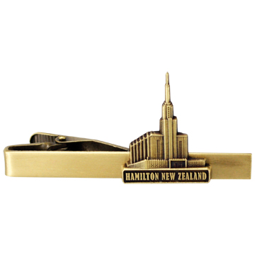 Hamilton New Zealand Temple Tie Bar - Gold Finish