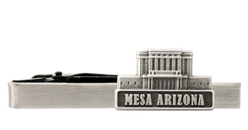Mesa Arizona Temple Tie Bar - Silver Finish