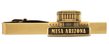 Mesa Arizona Temple Tie Bar - Gold Finish