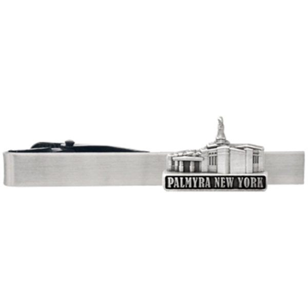 Palmyra New York Temple Tie Bar - Silver Finish