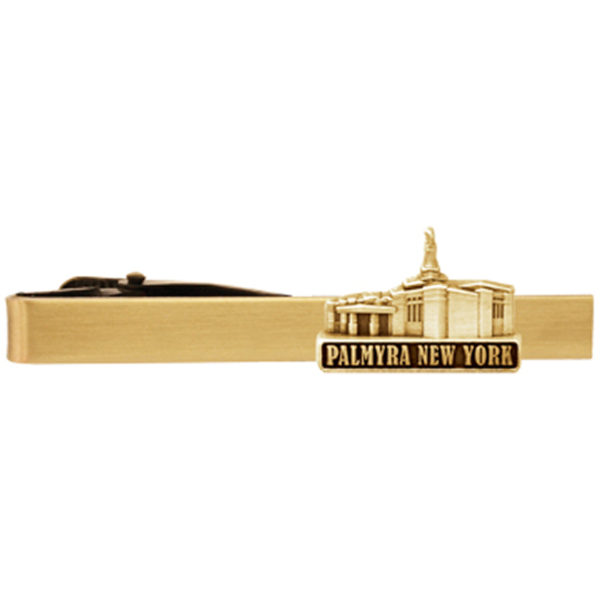 Palmyra New York Temple Tie Bar - Gold Finish