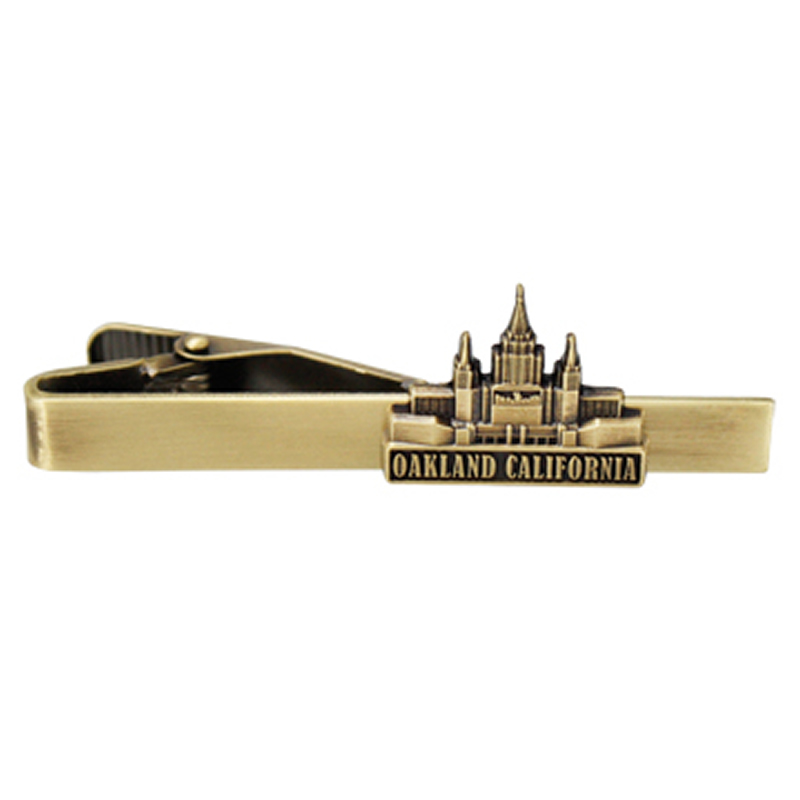 Oakland California Temple Tie Bar - Gold Finish Oakland California Temple Tie Bar - Gold Finish
