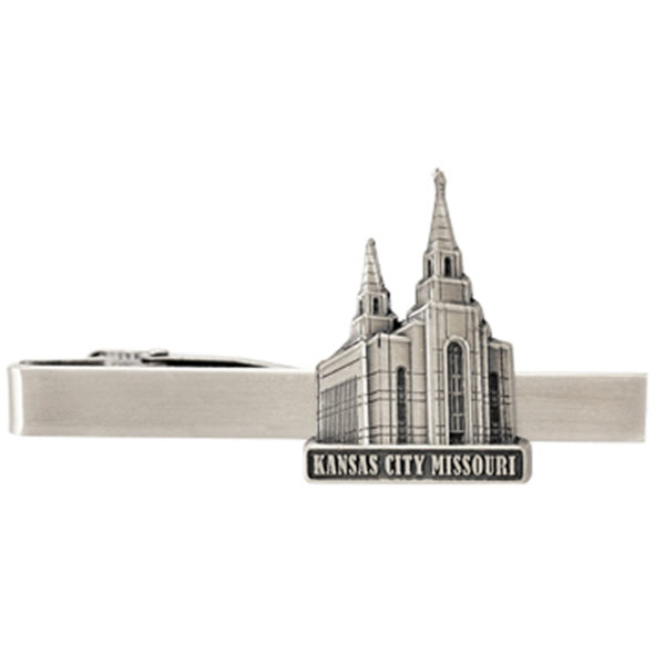 Kansas City Temple Tie Bar - Silver Finish