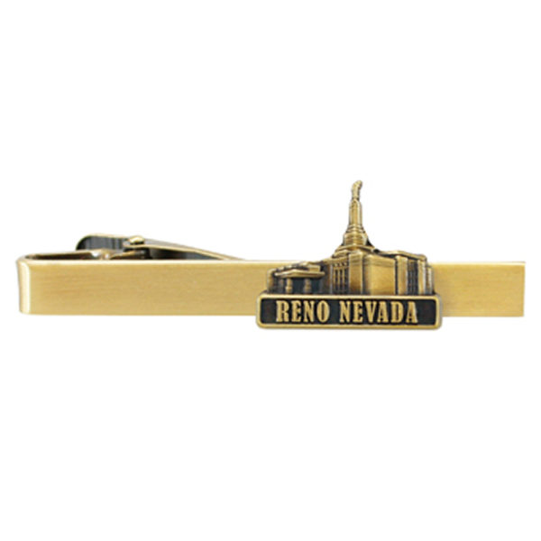 Reno Temple Tie Bar - Gold Finish