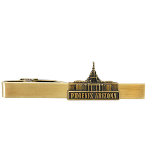 Phoenix Temple Tie Bar - Gold Finish