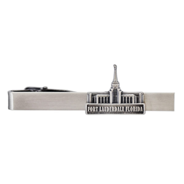 Fort Lauderdale Temple Tie Bar - Silver Finish