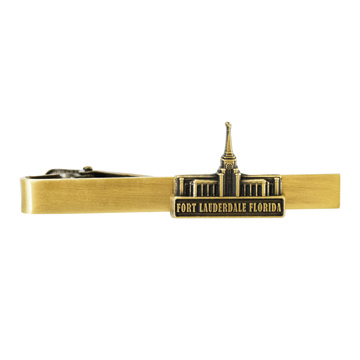 Fort Lauderdale Temple Tie Bar - Gold Finish