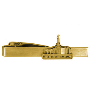 Columbia South Carolina Temple Tie Bar - Gold Finish