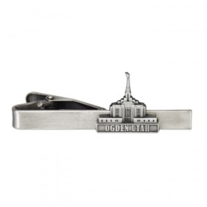 Ogden Temple Tie Bar - Silver