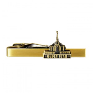 Ogden Temple Tie Bar - Gold