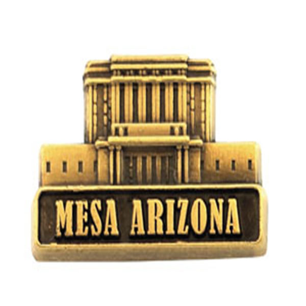 Mesa Arizona Temple Pin - Gold Finish