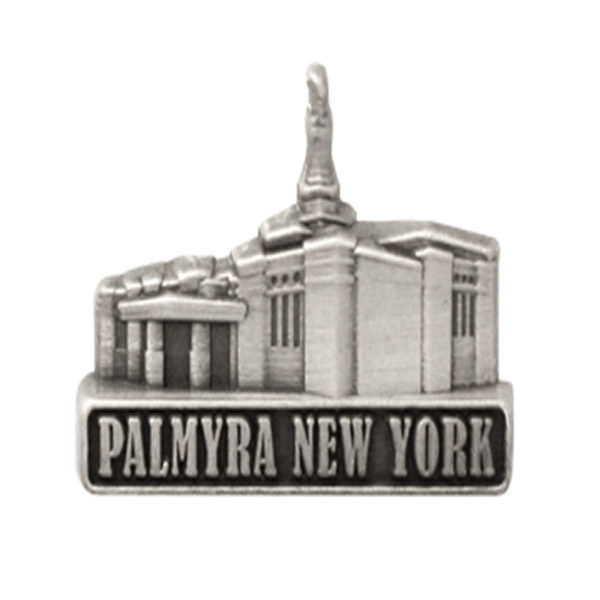 Palmyra New York Temple Pin - Silver Finish