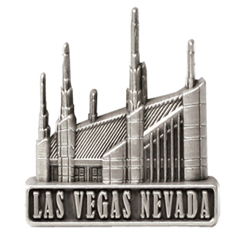 Las Vegas Temple Pin - Silver Finish Las Vegas Temple Pin - Silver Finish