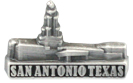 San Antonio Texas Temple Pin - Silver Finish