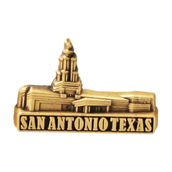 San Antonio Texas Temple Pin - Gold Finish