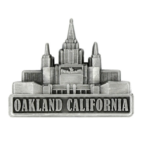 Oakland California Temple Pin - Silver Finish