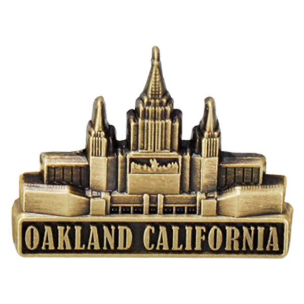 Oakland California Temple Pin - Gold Finish