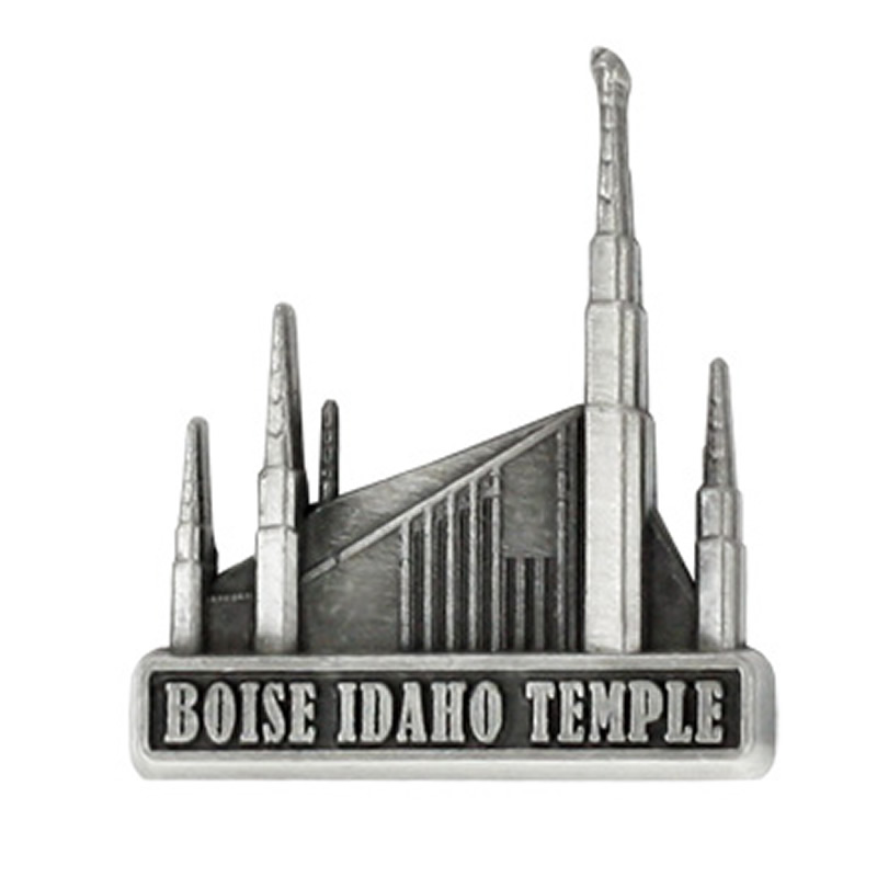 Boise Idaho Temple Pin - Silver Finish Boise Idaho Temple Pin - Silver Finish